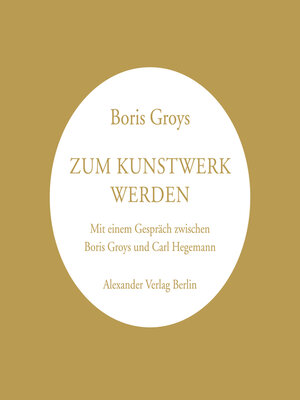 cover image of Zum Kunstwerk werden